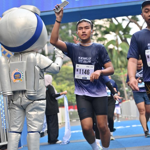 Race photo from KEMLU RUN 2026
