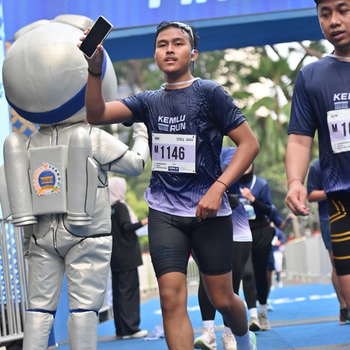 Race photo from KEMLU RUN 2026