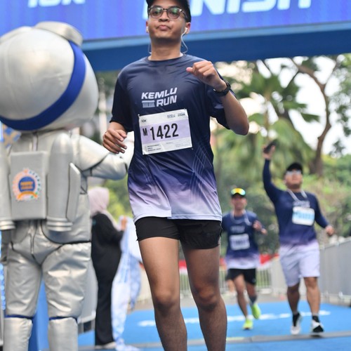 Race photo from KEMLU RUN 2026