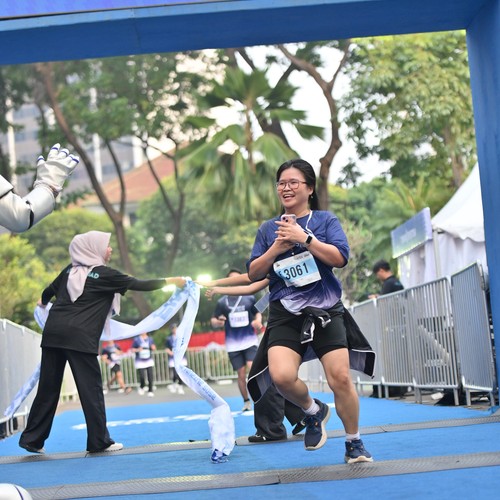 Race photo from KEMLU RUN 2026