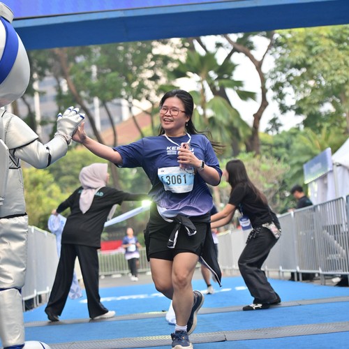 Race photo from KEMLU RUN 2026