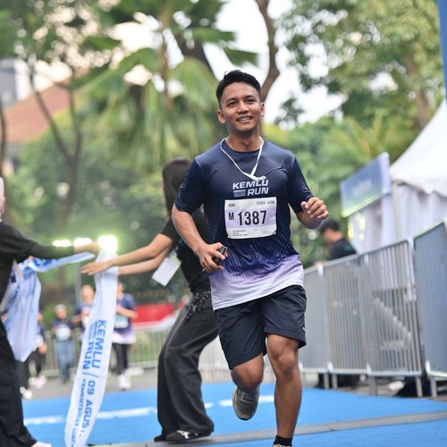 Race photo from KEMLU RUN 2026