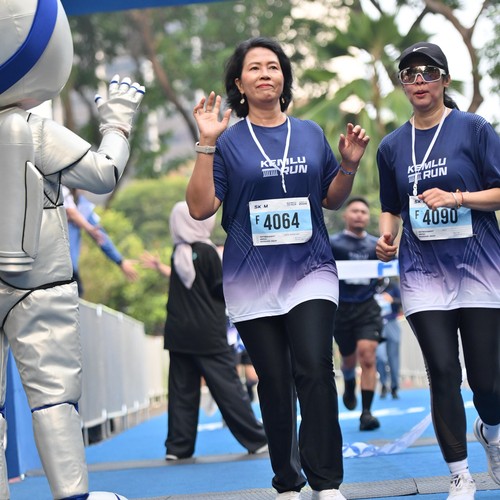 Race photo from KEMLU RUN 2026