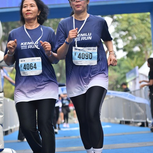 Race photo from KEMLU RUN 2026