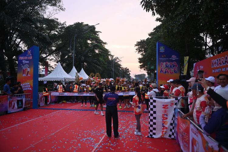 Race photo from NOTARACE 2025