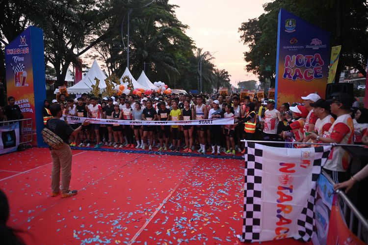 Race photo from NOTARACE 2025