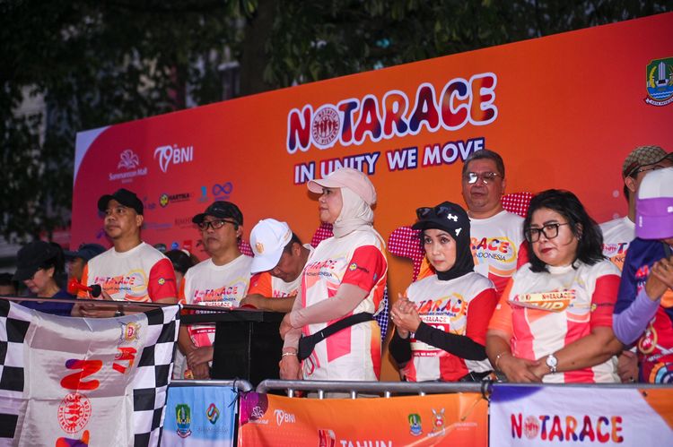 Race photo from NOTARACE 2025