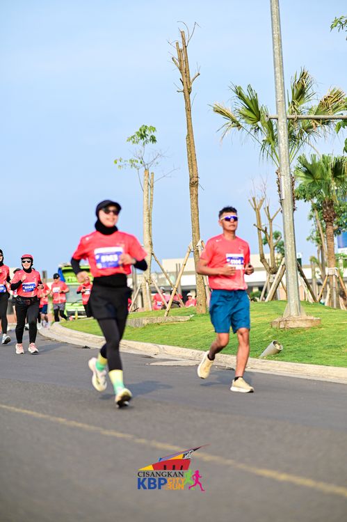 Race photo from CISANGKAN KBP CITY RUN 2025