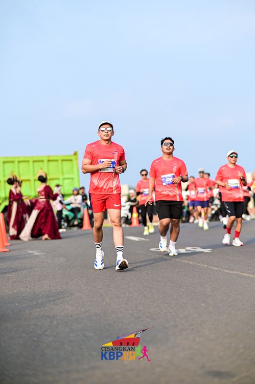 Race photo from CISANGKAN KBP CITY RUN 2025