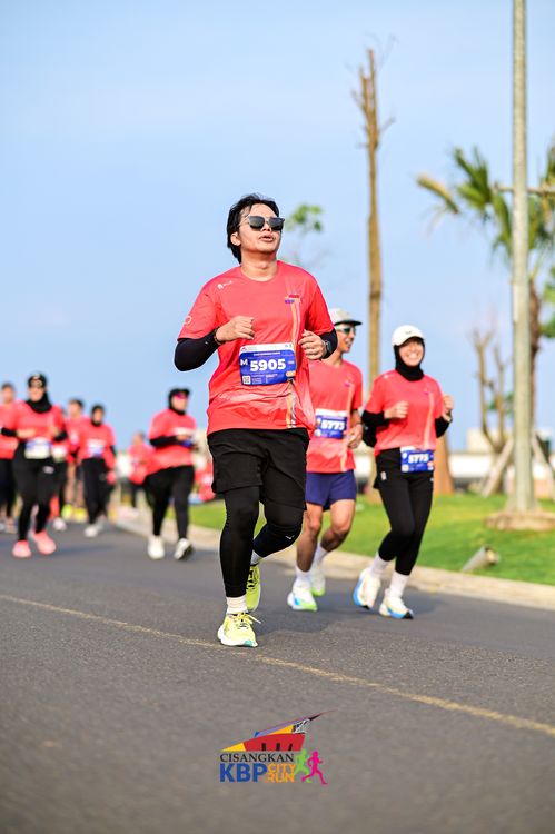 Race photo from CISANGKAN KBP CITY RUN 2025
