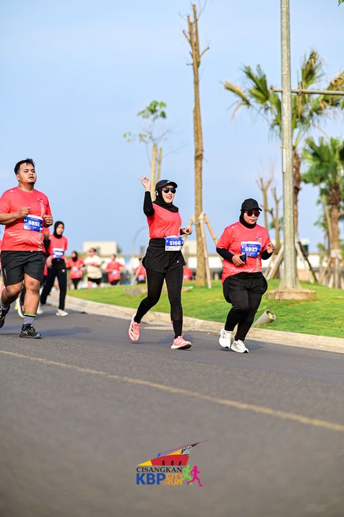 Race photo from CISANGKAN KBP CITY RUN 2025