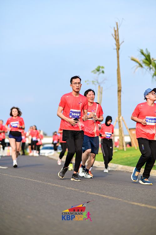 Race photo from CISANGKAN KBP CITY RUN 2025