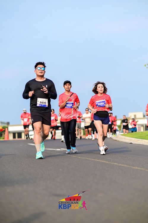 Race photo from CISANGKAN KBP CITY RUN 2025