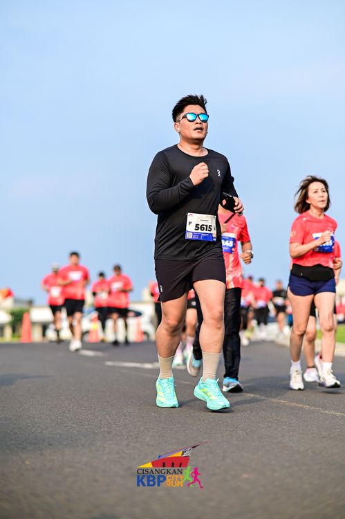 Race photo from CISANGKAN KBP CITY RUN 2025