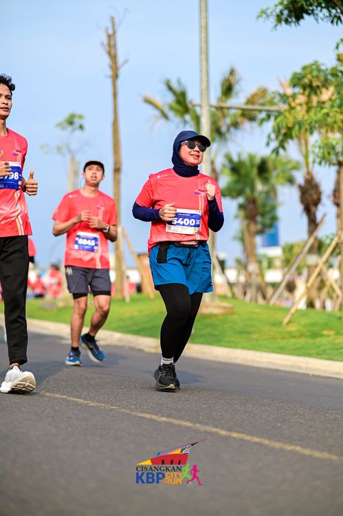 Race photo from CISANGKAN KBP CITY RUN 2025