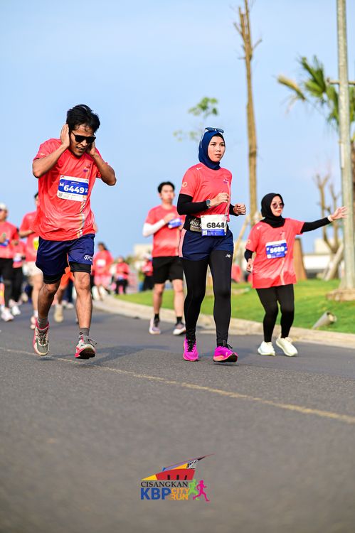 Race photo from CISANGKAN KBP CITY RUN 2025