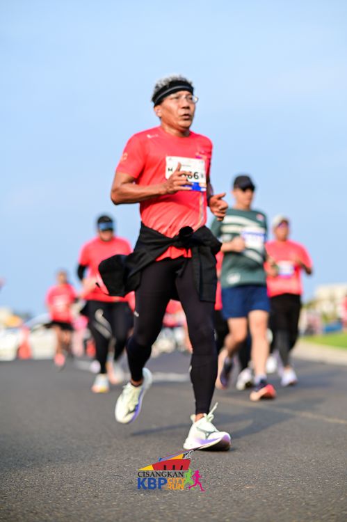 Race photo from CISANGKAN KBP CITY RUN 2025
