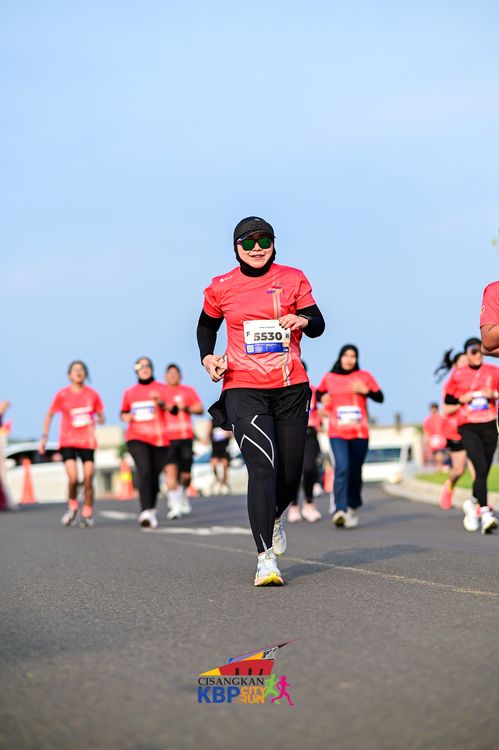 Race photo from CISANGKAN KBP CITY RUN 2025