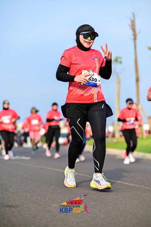 Race photo from CISANGKAN KBP CITY RUN 2025