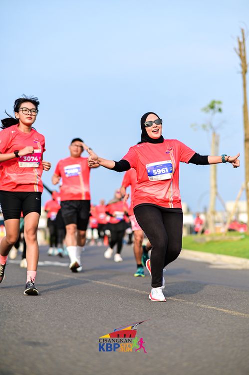 Race photo from CISANGKAN KBP CITY RUN 2025