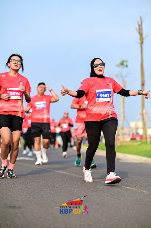 Race photo from CISANGKAN KBP CITY RUN 2025