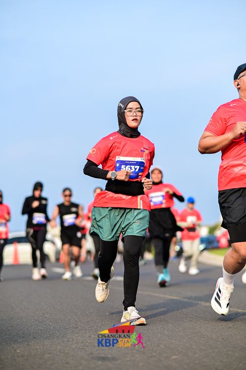 Race photo from CISANGKAN KBP CITY RUN 2025