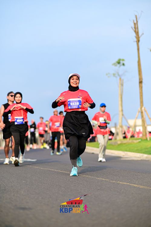 Race photo from CISANGKAN KBP CITY RUN 2025