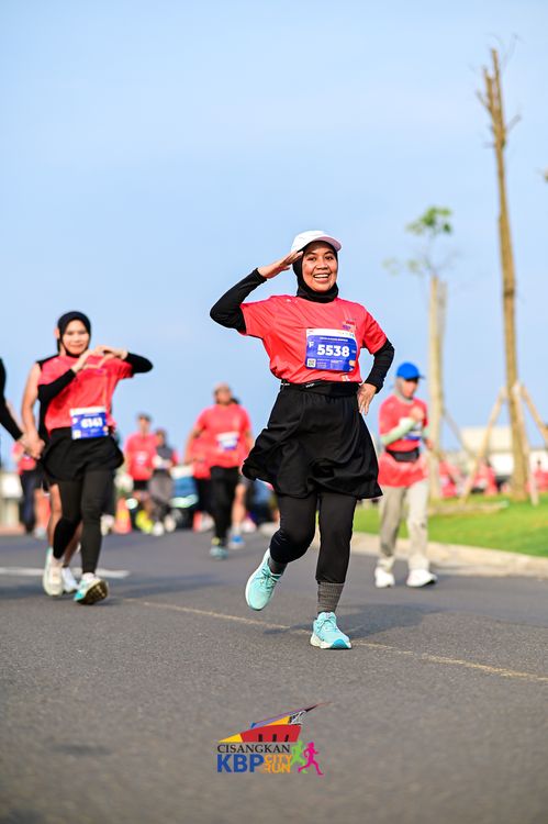 Race photo from CISANGKAN KBP CITY RUN 2025
