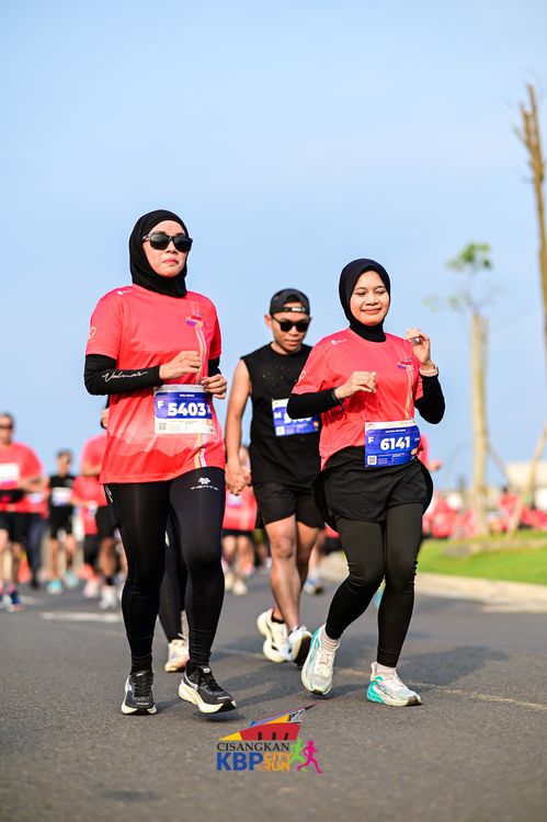 Race photo from CISANGKAN KBP CITY RUN 2025
