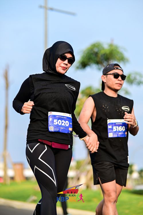 Race photo from CISANGKAN KBP CITY RUN 2025