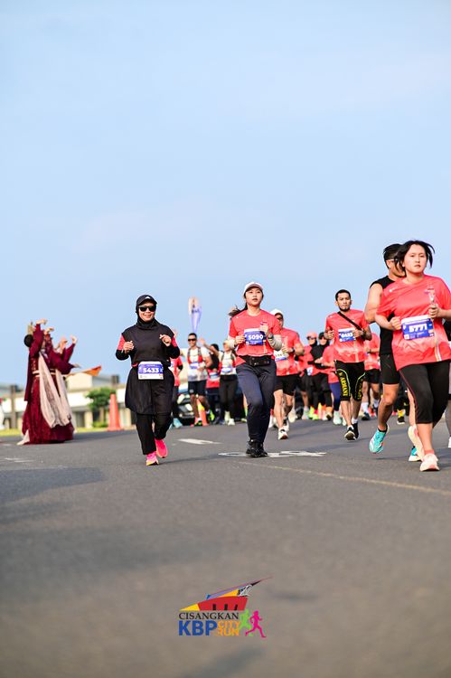 Race photo from CISANGKAN KBP CITY RUN 2025