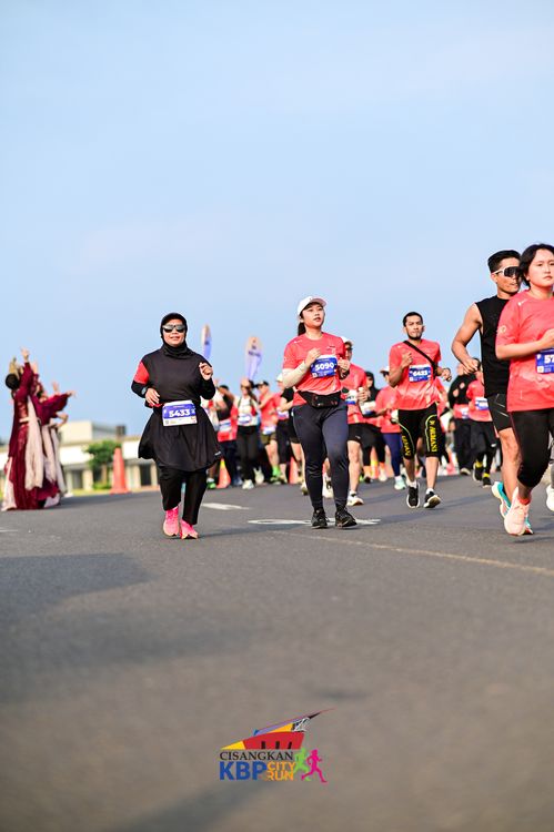 Race photo from CISANGKAN KBP CITY RUN 2025