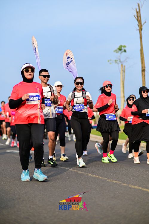 Race photo from CISANGKAN KBP CITY RUN 2025