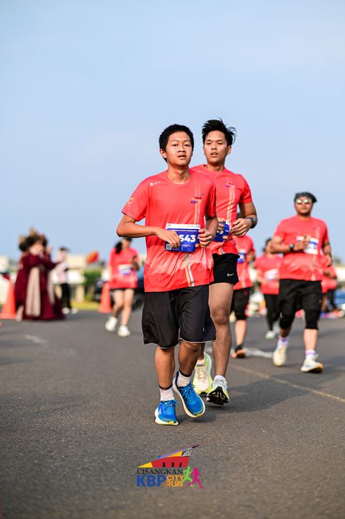 Race photo from CISANGKAN KBP CITY RUN 2025