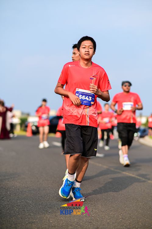 Race photo from CISANGKAN KBP CITY RUN 2025