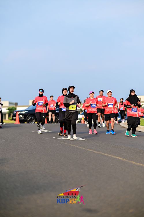 Race photo from CISANGKAN KBP CITY RUN 2025