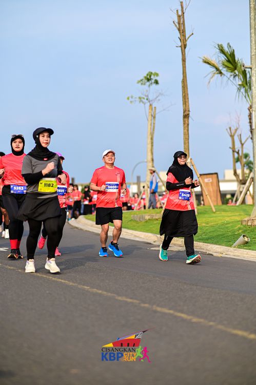 Race photo from CISANGKAN KBP CITY RUN 2025