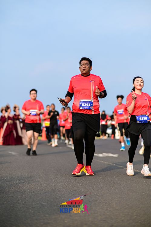 Race photo from CISANGKAN KBP CITY RUN 2025