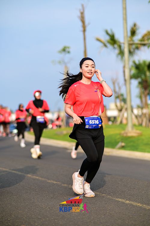 Race photo from CISANGKAN KBP CITY RUN 2025