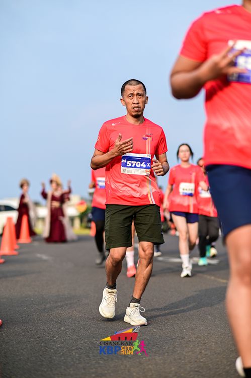 Race photo from CISANGKAN KBP CITY RUN 2025