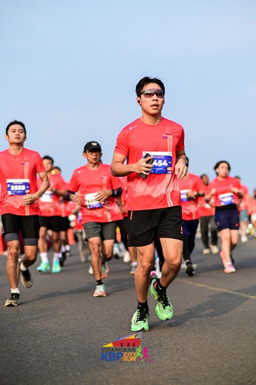 Race photo from CISANGKAN KBP CITY RUN 2025