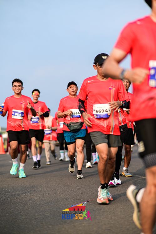 Race photo from CISANGKAN KBP CITY RUN 2025