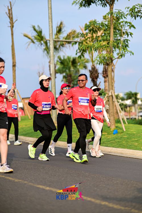 Race photo from CISANGKAN KBP CITY RUN 2025