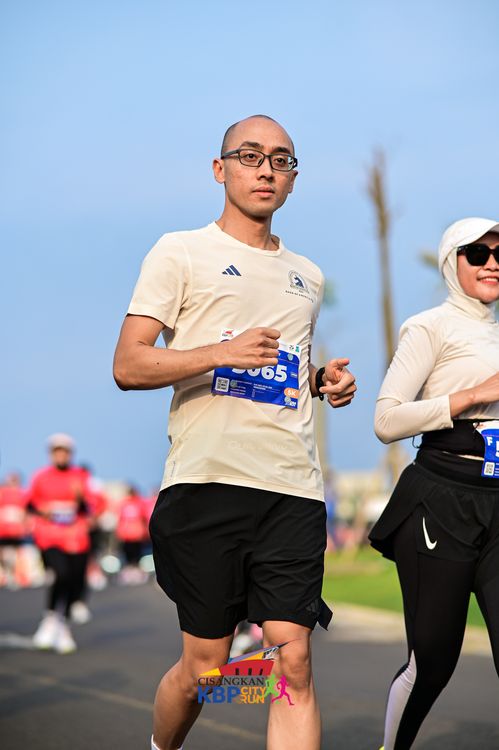 Race photo from CISANGKAN KBP CITY RUN 2025