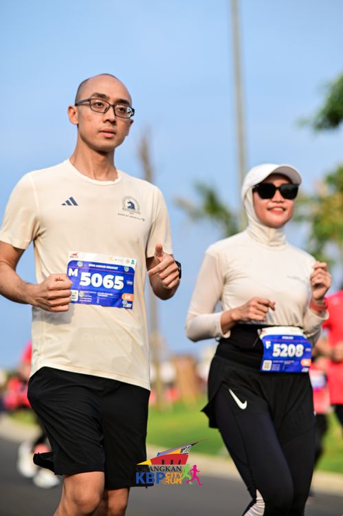 Race photo from CISANGKAN KBP CITY RUN 2025