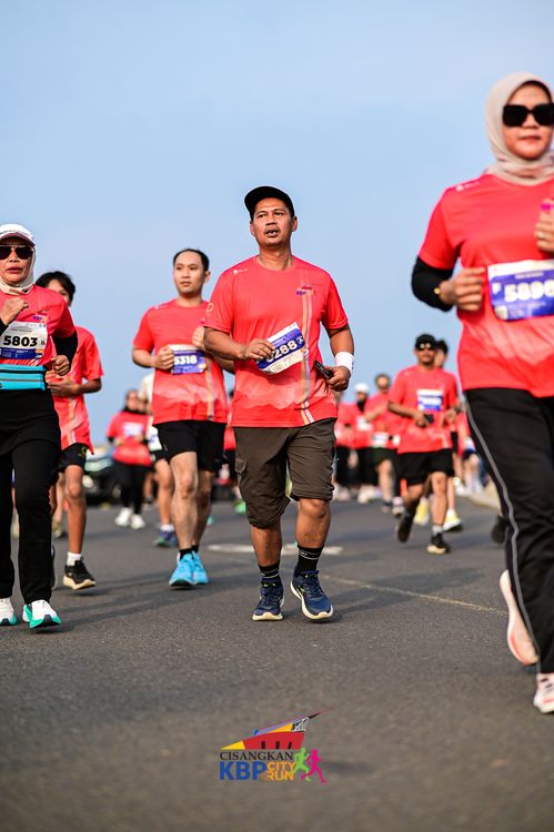 Race photo from CISANGKAN KBP CITY RUN 2025