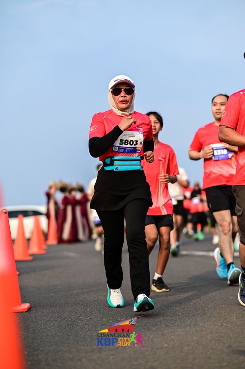 Race photo from CISANGKAN KBP CITY RUN 2025