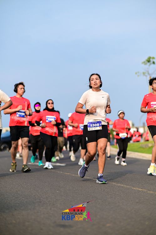 Race photo from CISANGKAN KBP CITY RUN 2025