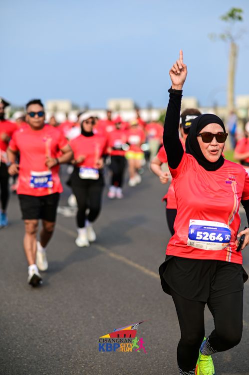 Race photo from CISANGKAN KBP CITY RUN 2025