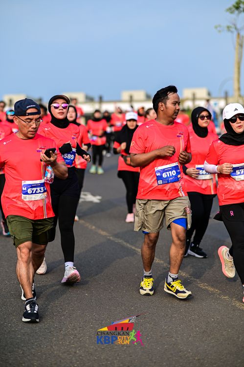 Race photo from CISANGKAN KBP CITY RUN 2025